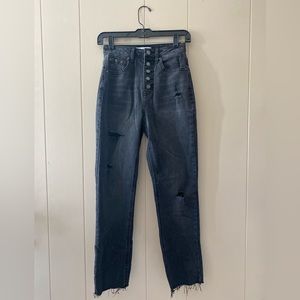 Black High-Waisted Black Jeans